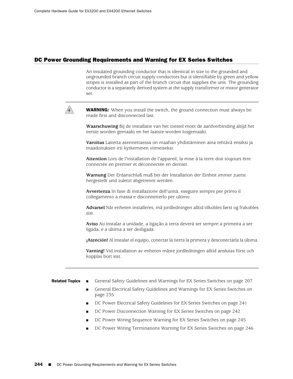 Juniper Networks EX4200 User Manual | Page 270 / 284