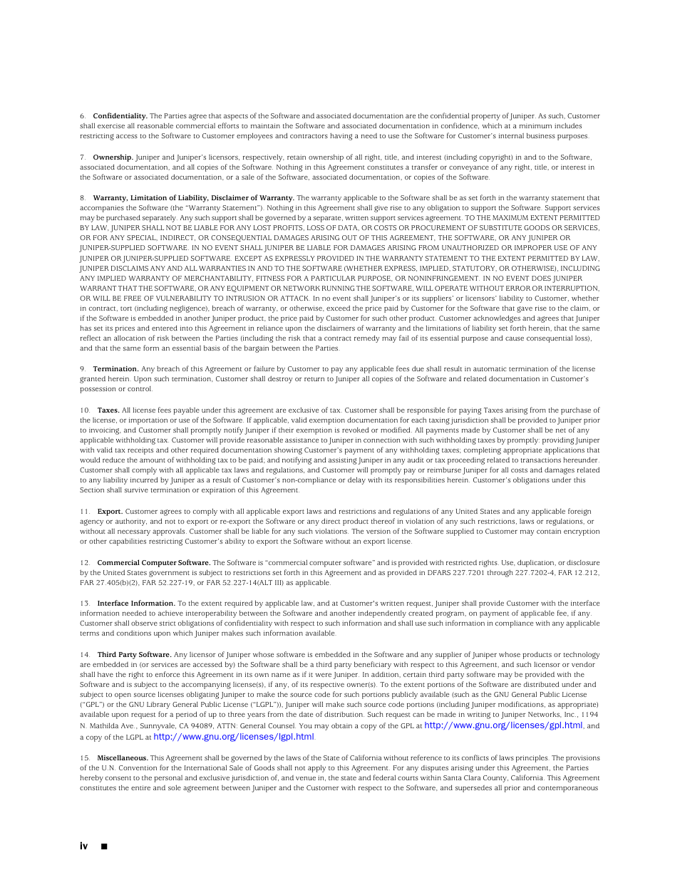 Juniper Networks EX4200 User Manual | Page 4 / 284