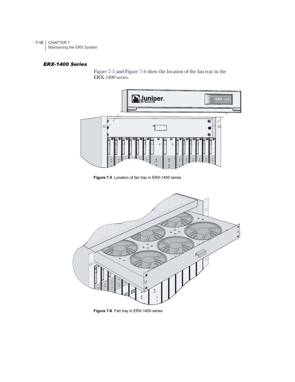 Erx-1400 series, Erx-1400 series -10, Figure 7-5 | Juniper Networks ERX-1410 User Manual | Page 102 / 184