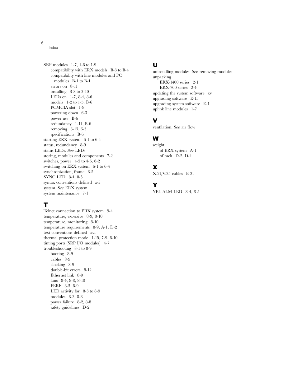 Juniper Networks ERX-1410 User Manual | Page 184 / 184