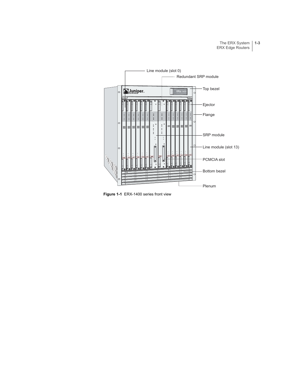 Figure 1-1 | Juniper Networks ERX-1410 User Manual | Page 23 / 184