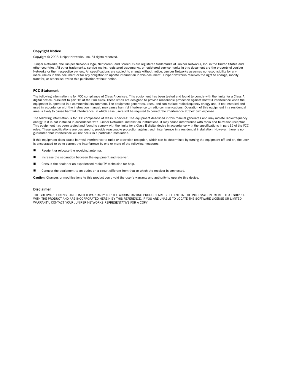 Juniper Networks IDP 800 User Manual | Page 2 / 68