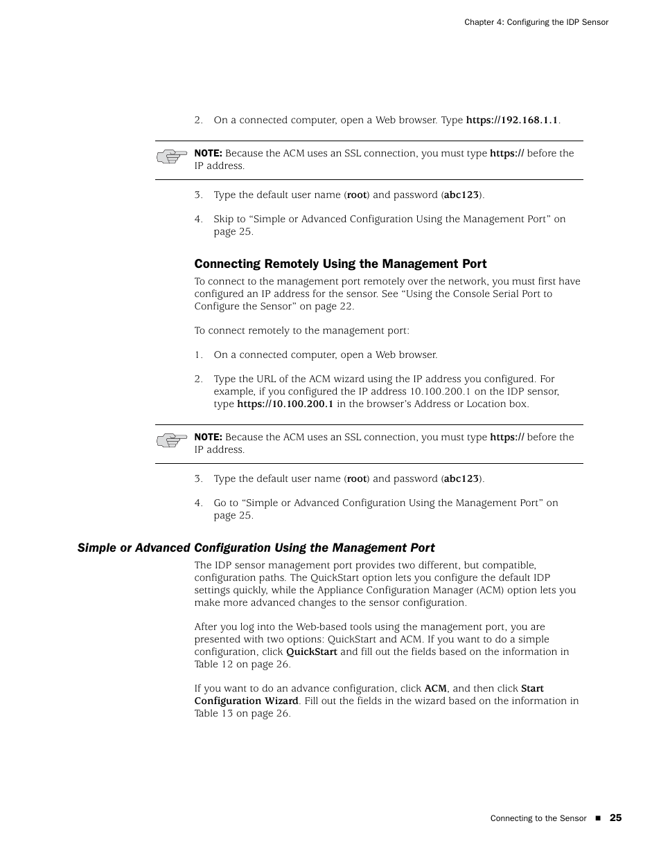 Connecting remotely using the management port | Juniper Networks IDP 800 User Manual | Page 39 / 68