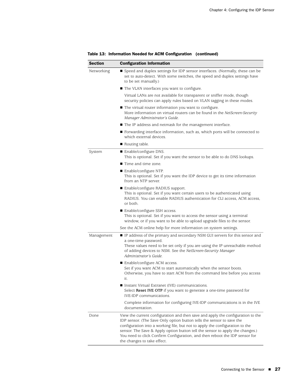 Juniper Networks IDP 800 User Manual | Page 41 / 68