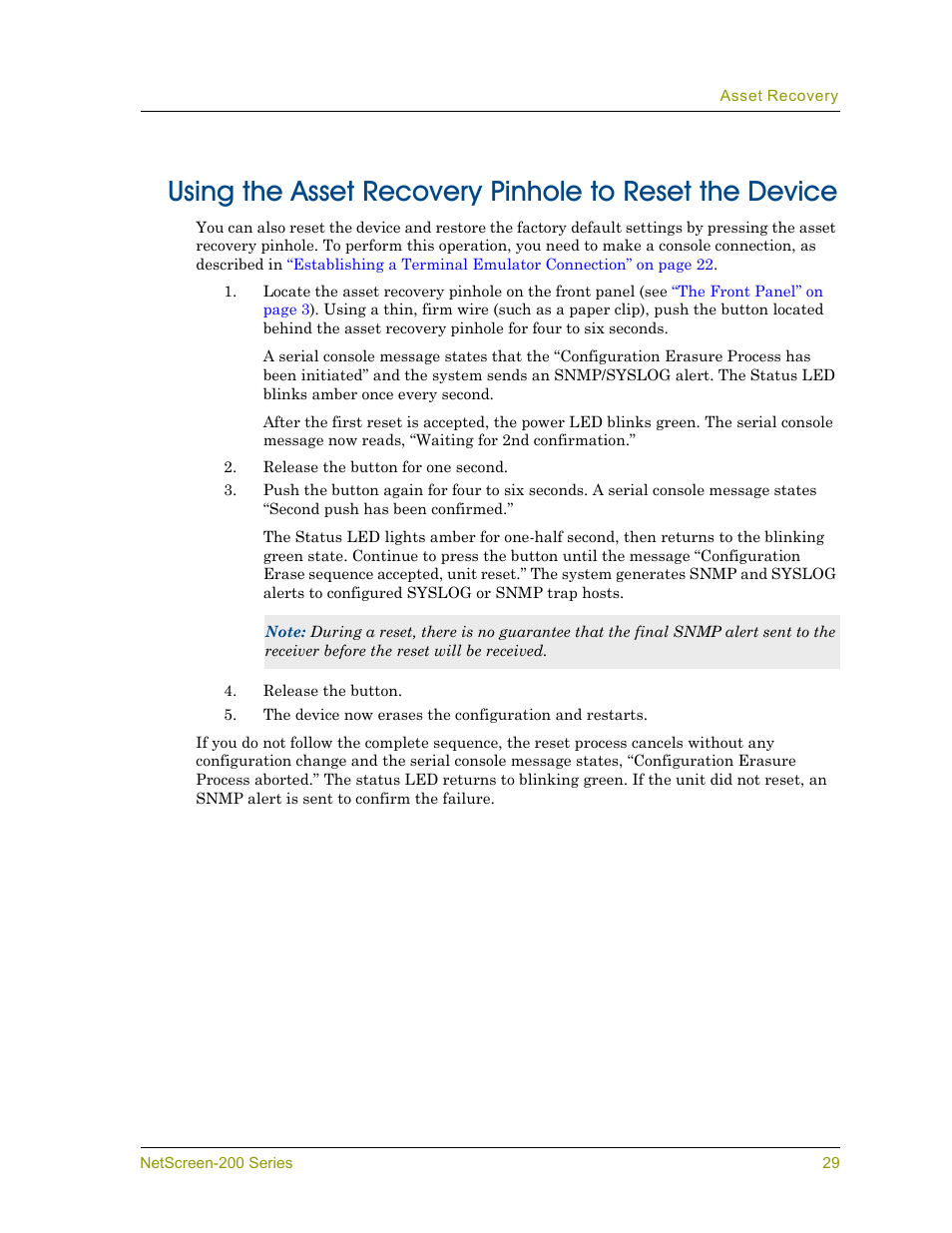 Juniper Networks NETSCREEN 200 User Manual | Page 35 / 40