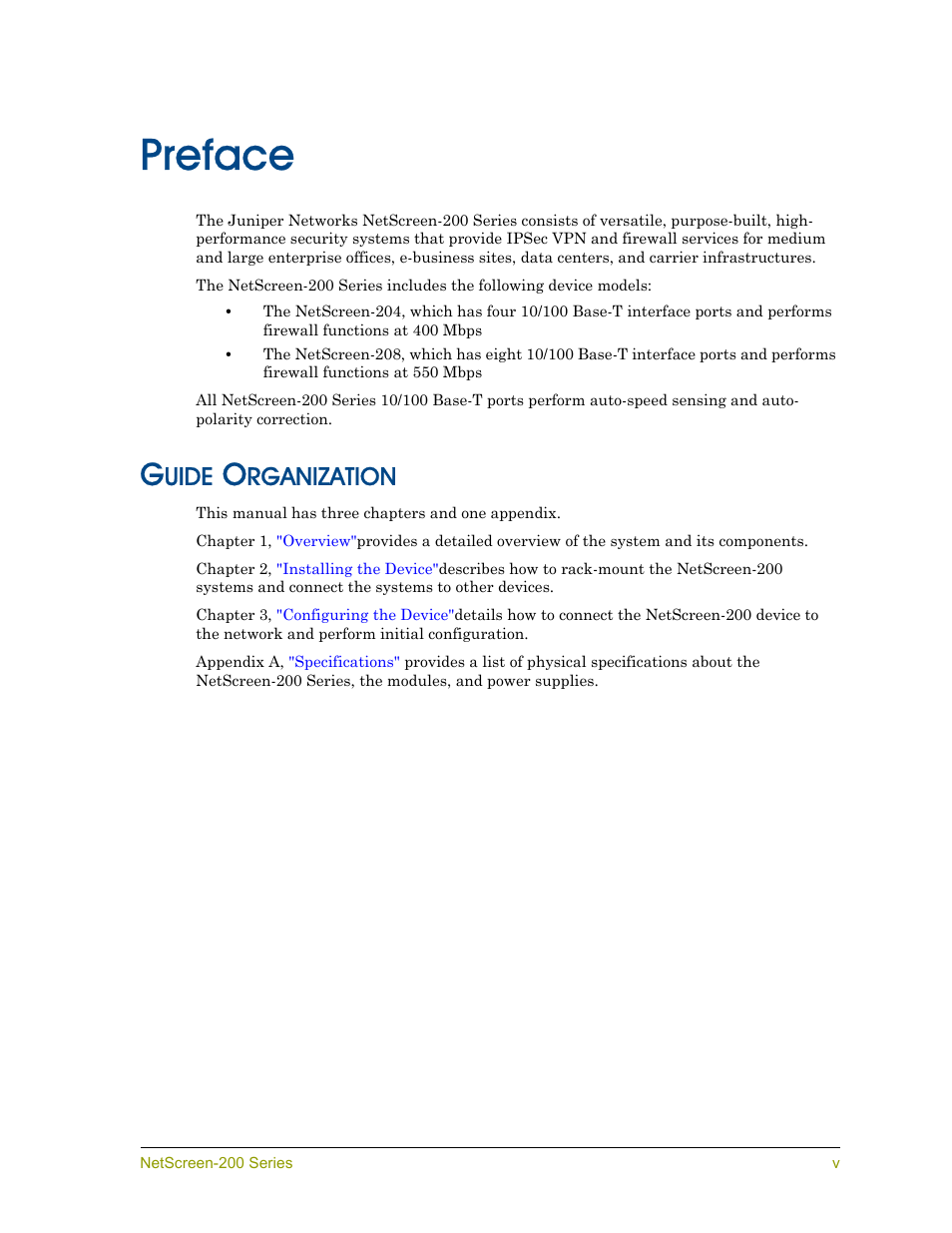 Juniper Networks NETSCREEN 200 User Manual | Page 5 / 40