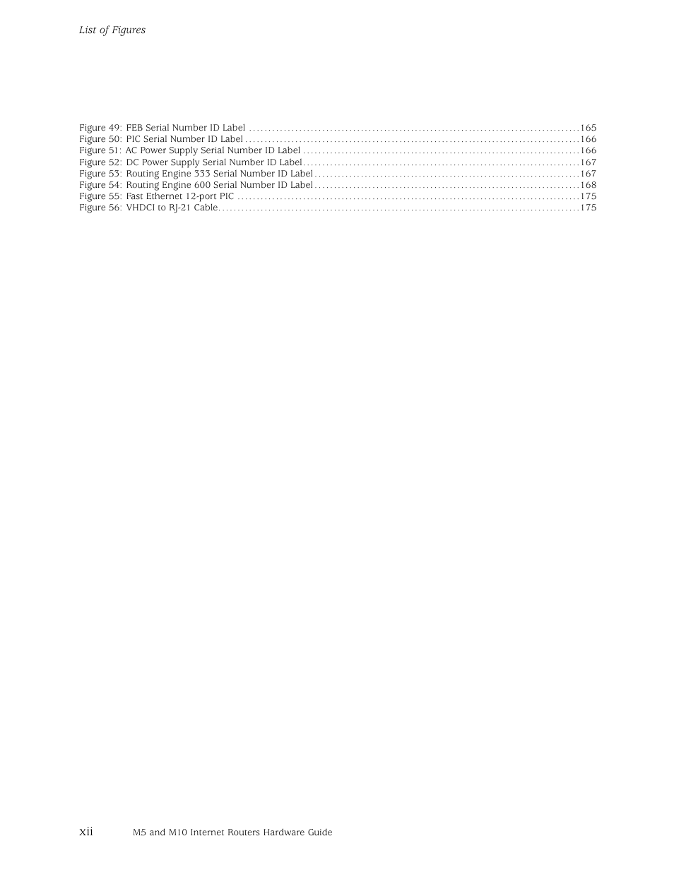 Juniper Networks M5 User Manual | Page 12 / 205