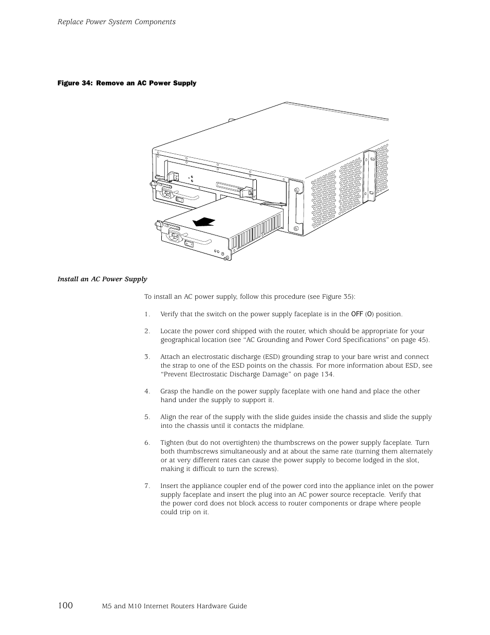 Figure 34) | Juniper Networks M5 User Manual | Page 120 / 205