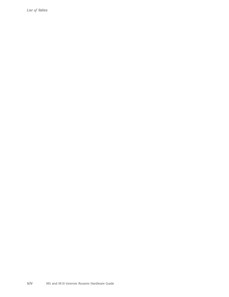 Juniper Networks M5 User Manual | Page 14 / 205