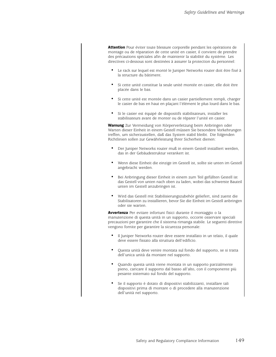 Juniper Networks M5 User Manual | Page 169 / 205