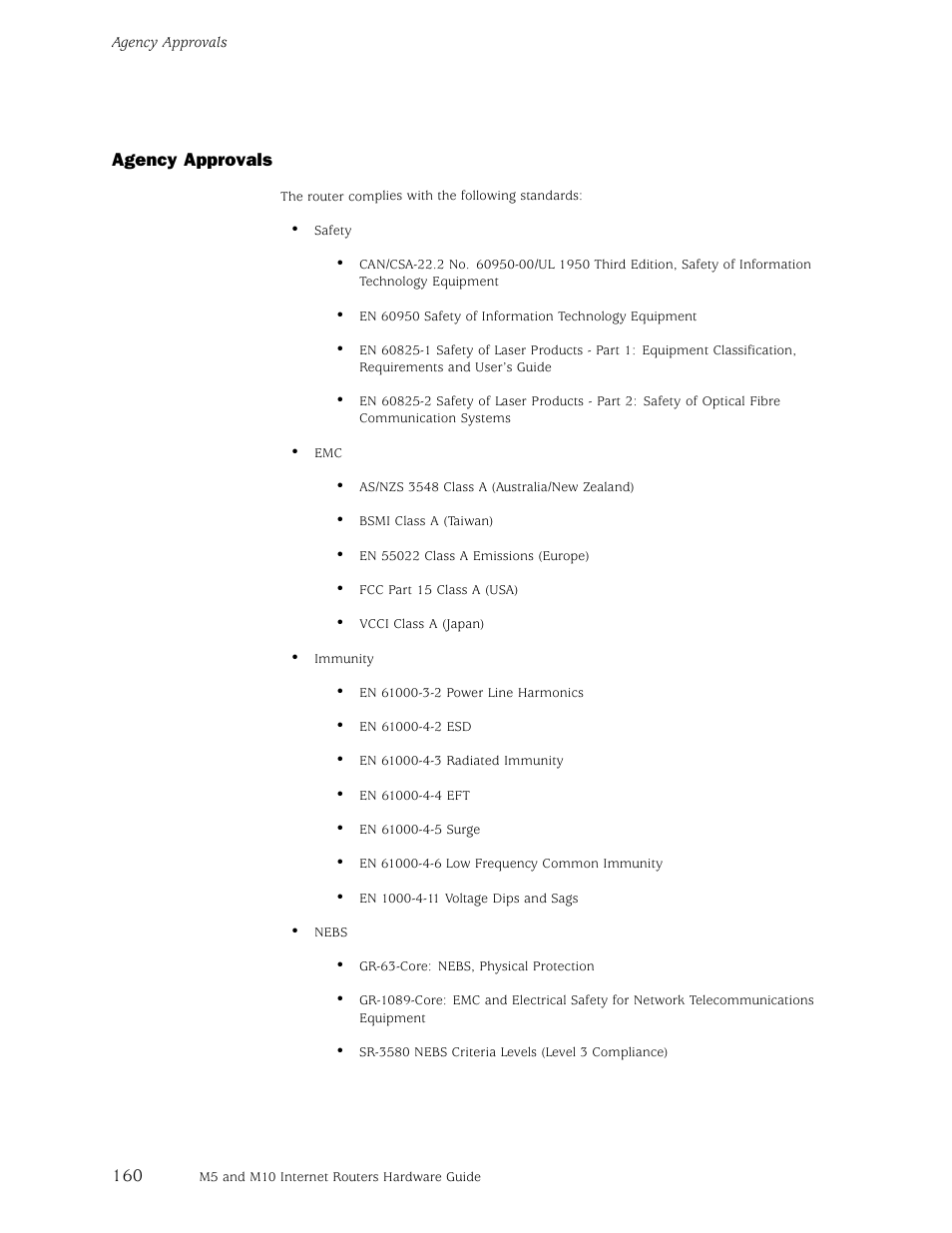 Juniper Networks M5 User Manual | Page 180 / 205