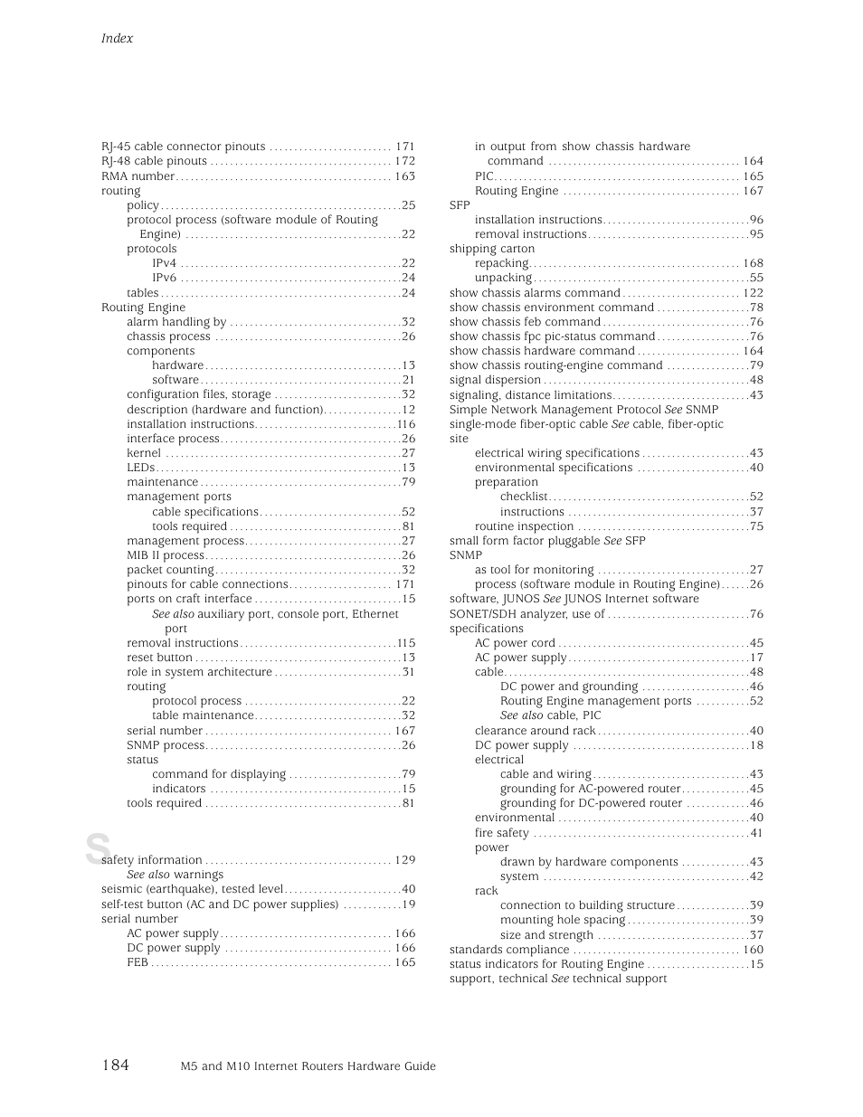 Juniper Networks M5 User Manual | Page 204 / 205