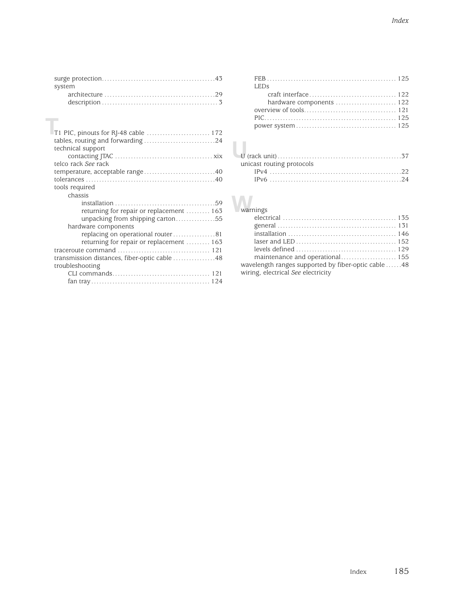 Juniper Networks M5 User Manual | Page 205 / 205
