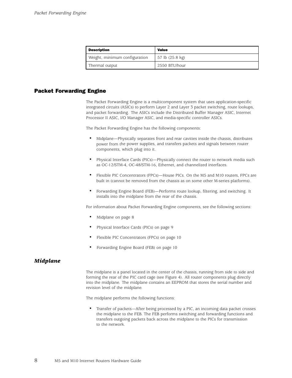 Juniper Networks M5 User Manual | Page 28 / 205