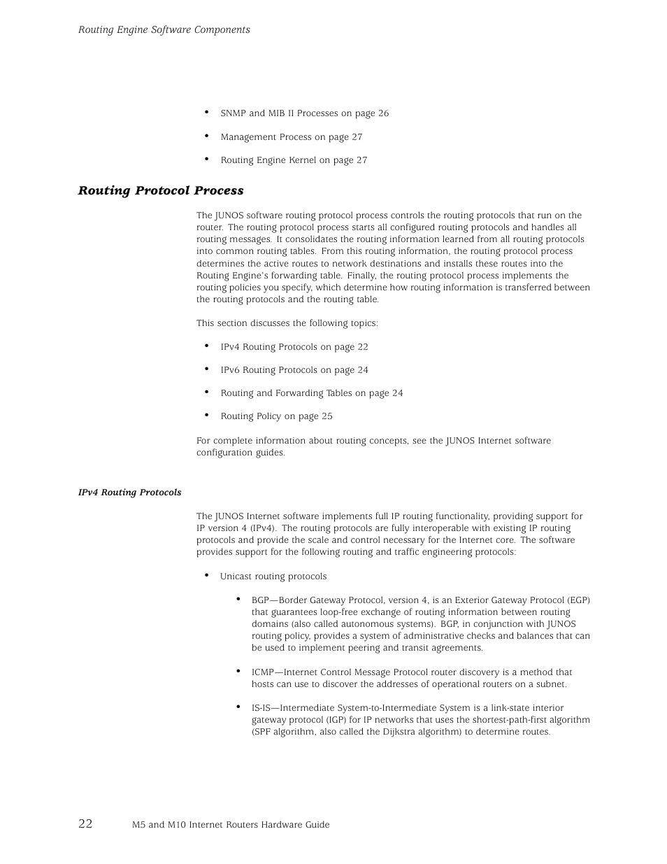 Juniper Networks M5 User Manual | Page 42 / 205