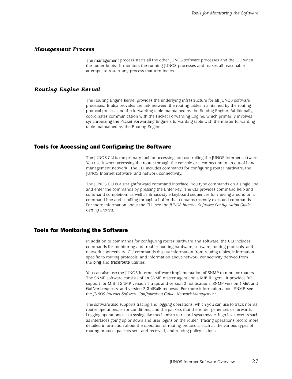Juniper Networks M5 User Manual | Page 47 / 205
