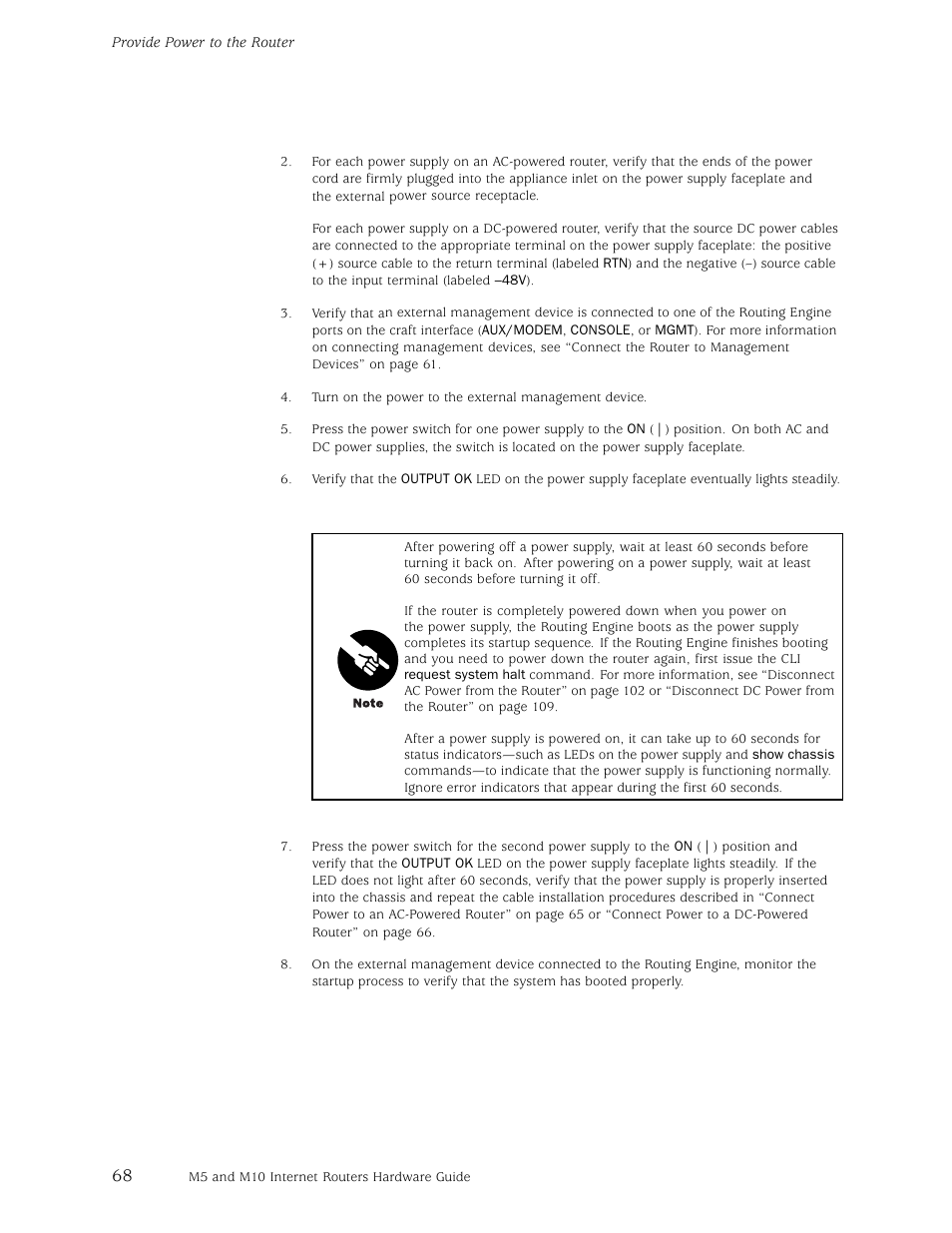 Juniper Networks M5 User Manual | Page 88 / 205