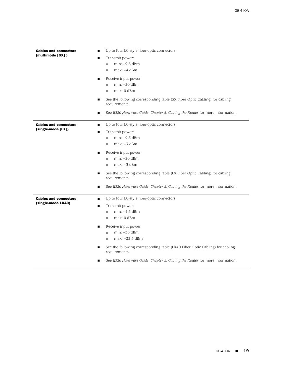 Juniper Networks RELEASE 8.1.X E320 User Manual | Page 19 / 70