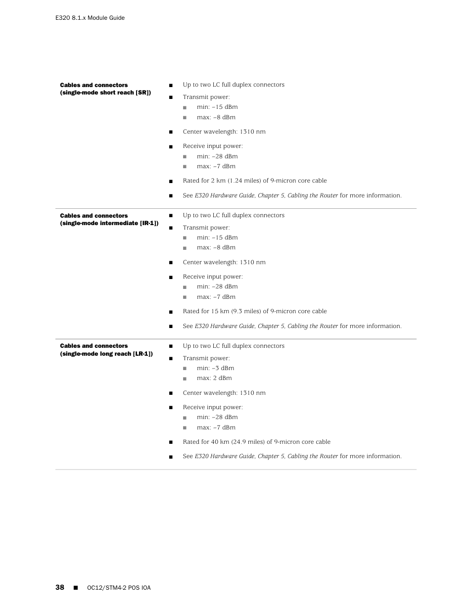 Juniper Networks RELEASE 8.1.X E320 User Manual | Page 38 / 70