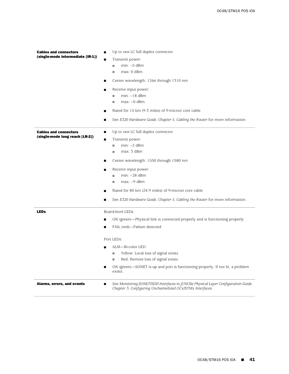 Juniper Networks RELEASE 8.1.X E320 User Manual | Page 41 / 70