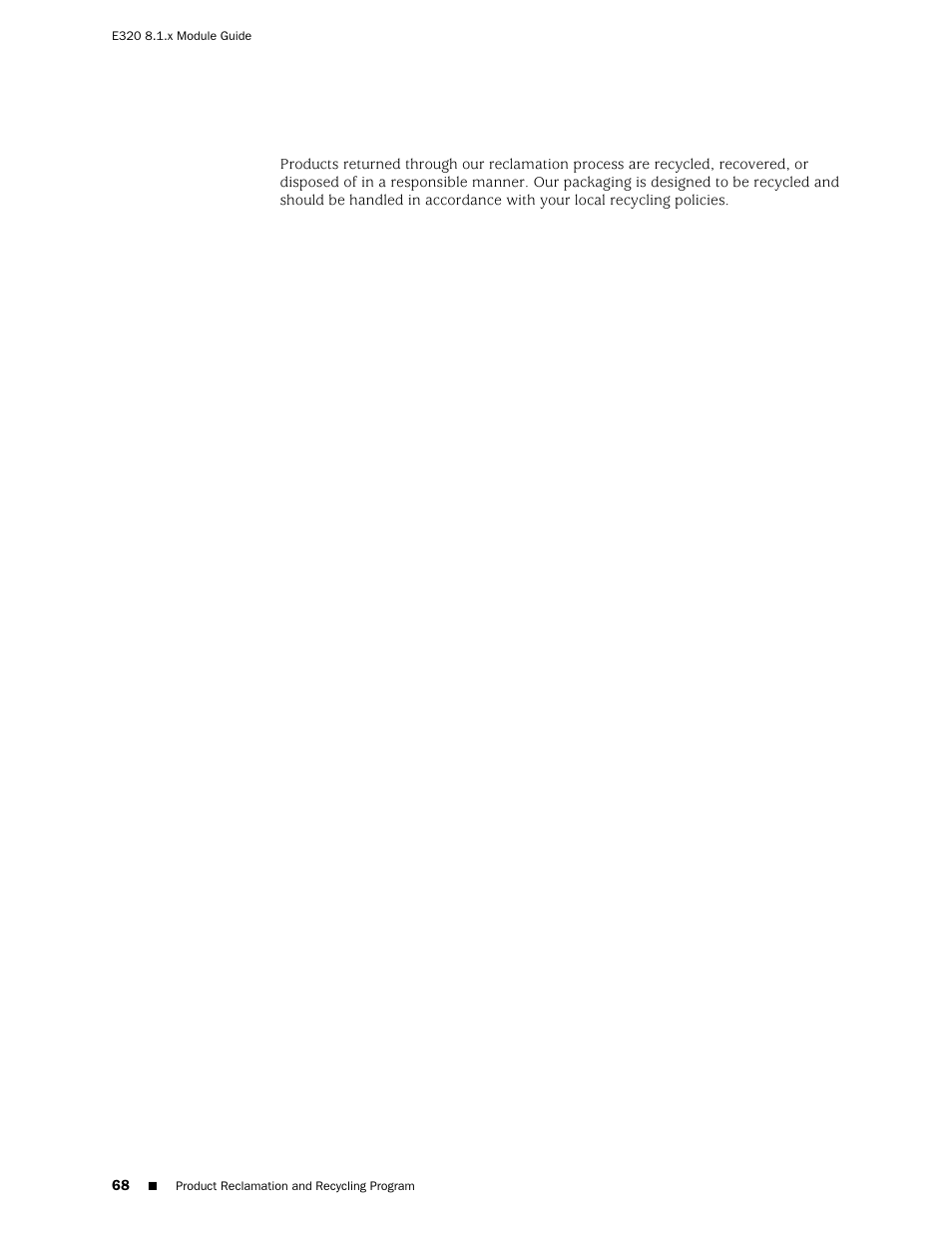 Juniper Networks RELEASE 8.1.X E320 User Manual | Page 68 / 70