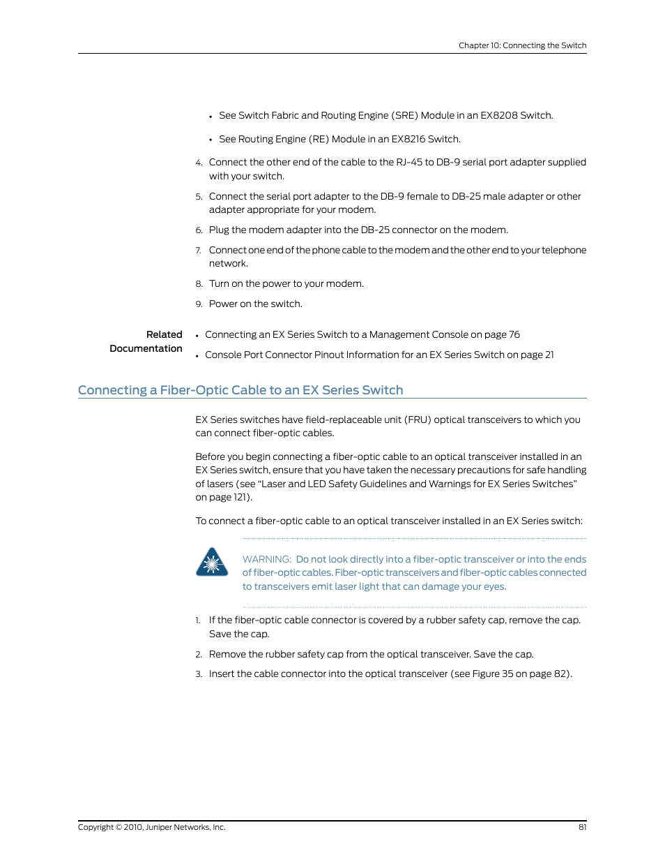 Juniper Networks EX2200 User Manual | Page 101 / 176