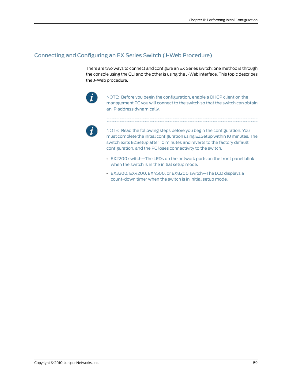 Juniper Networks EX2200 User Manual | Page 109 / 176