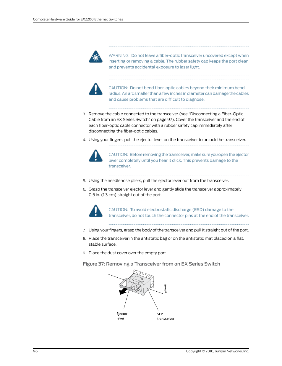 Juniper Networks EX2200 User Manual | Page 116 / 176