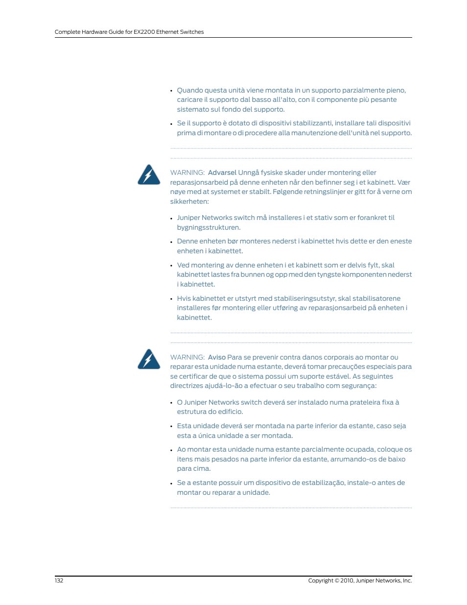 Juniper Networks EX2200 User Manual | Page 152 / 176