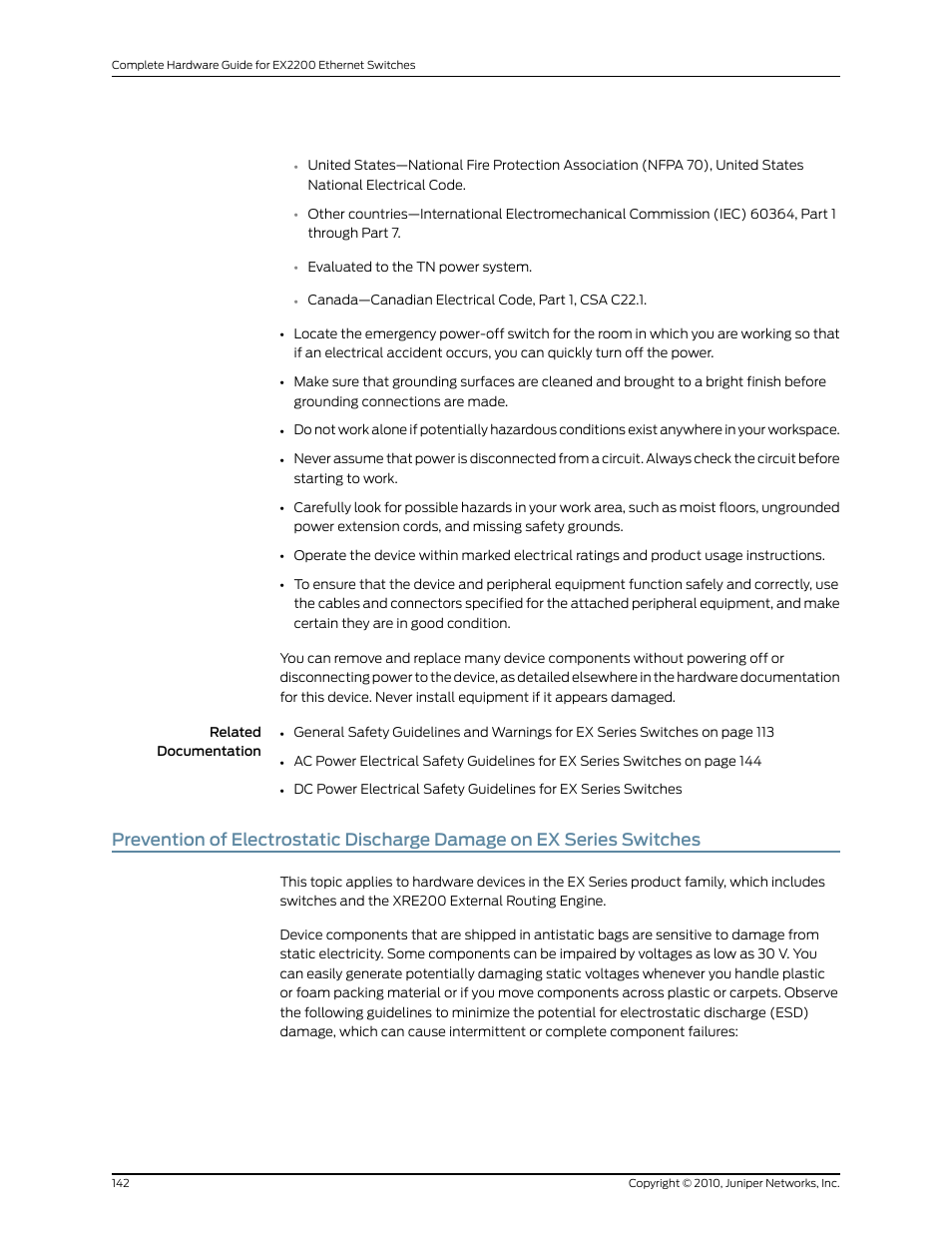 Juniper Networks EX2200 User Manual | Page 162 / 176