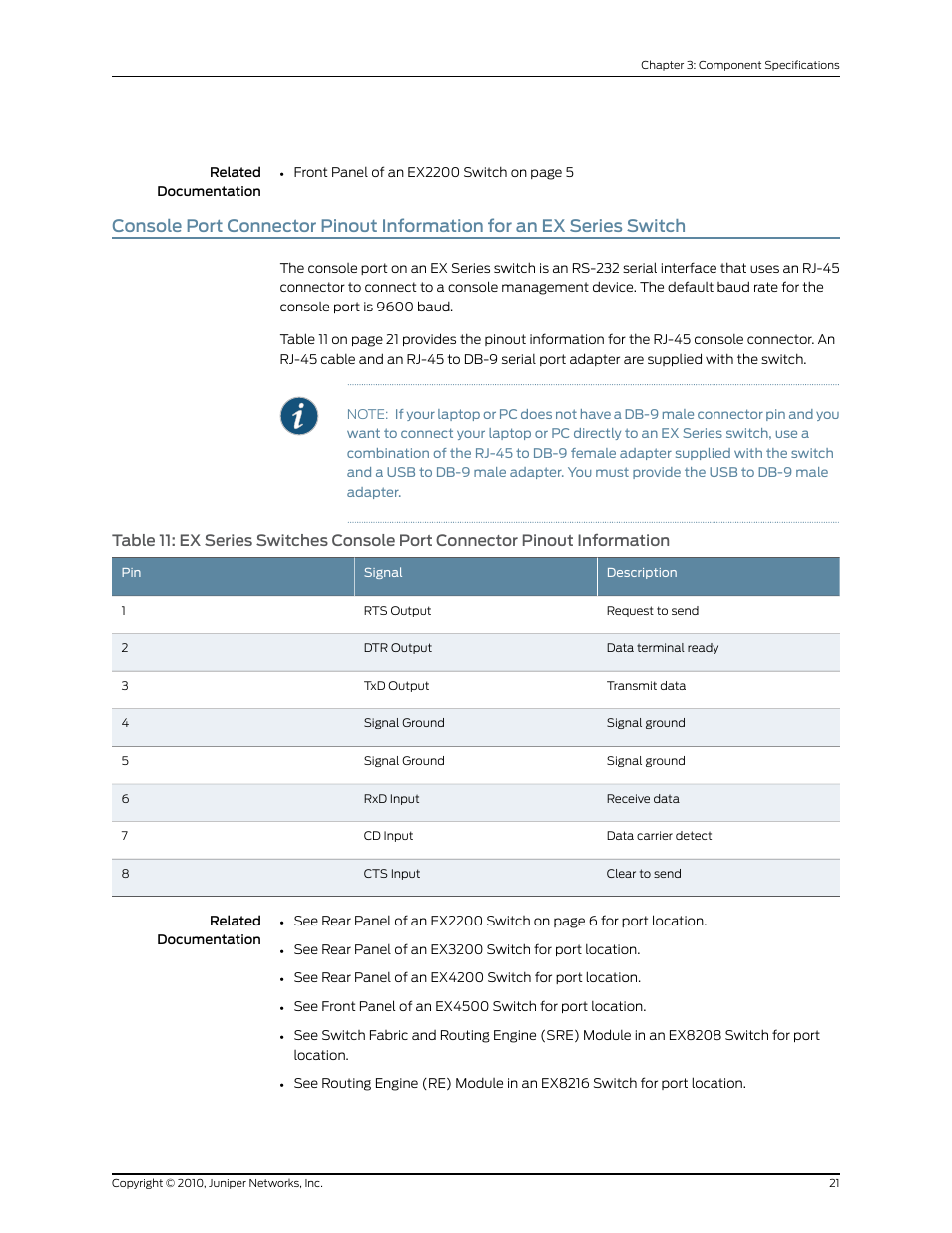 Juniper Networks EX2200 User Manual | Page 41 / 176