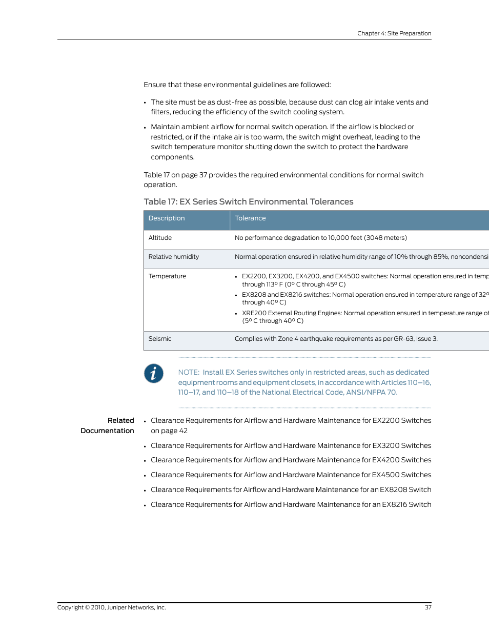 Juniper Networks EX2200 User Manual | Page 57 / 176
