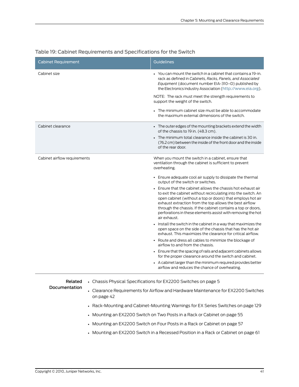 Juniper Networks EX2200 User Manual | Page 61 / 176