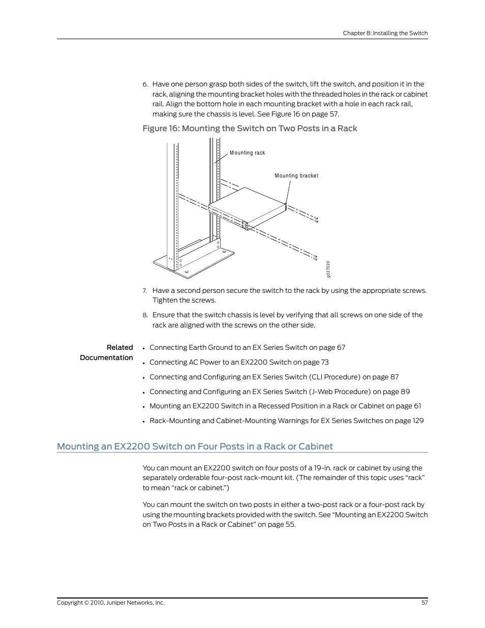 Juniper Networks EX2200 User Manual | Page 77 / 176