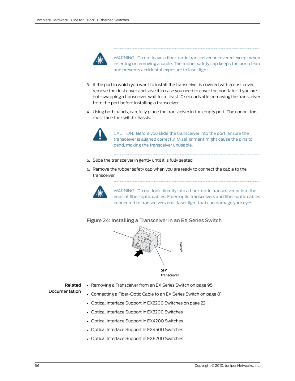 Juniper Networks EX2200 User Manual | Page 86 / 176