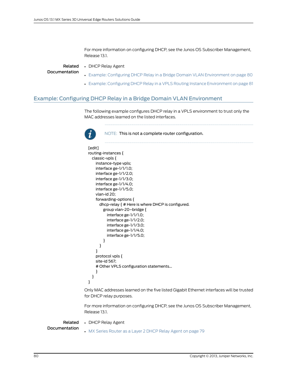 Juniper Networks JUNOS OS 10.4 User Manual | Page 100 / 208