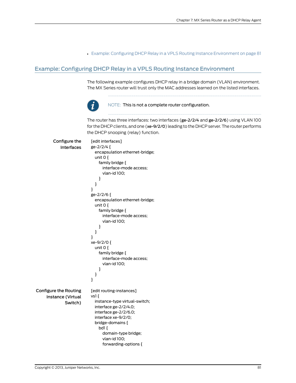 Juniper Networks JUNOS OS 10.4 User Manual | Page 101 / 208