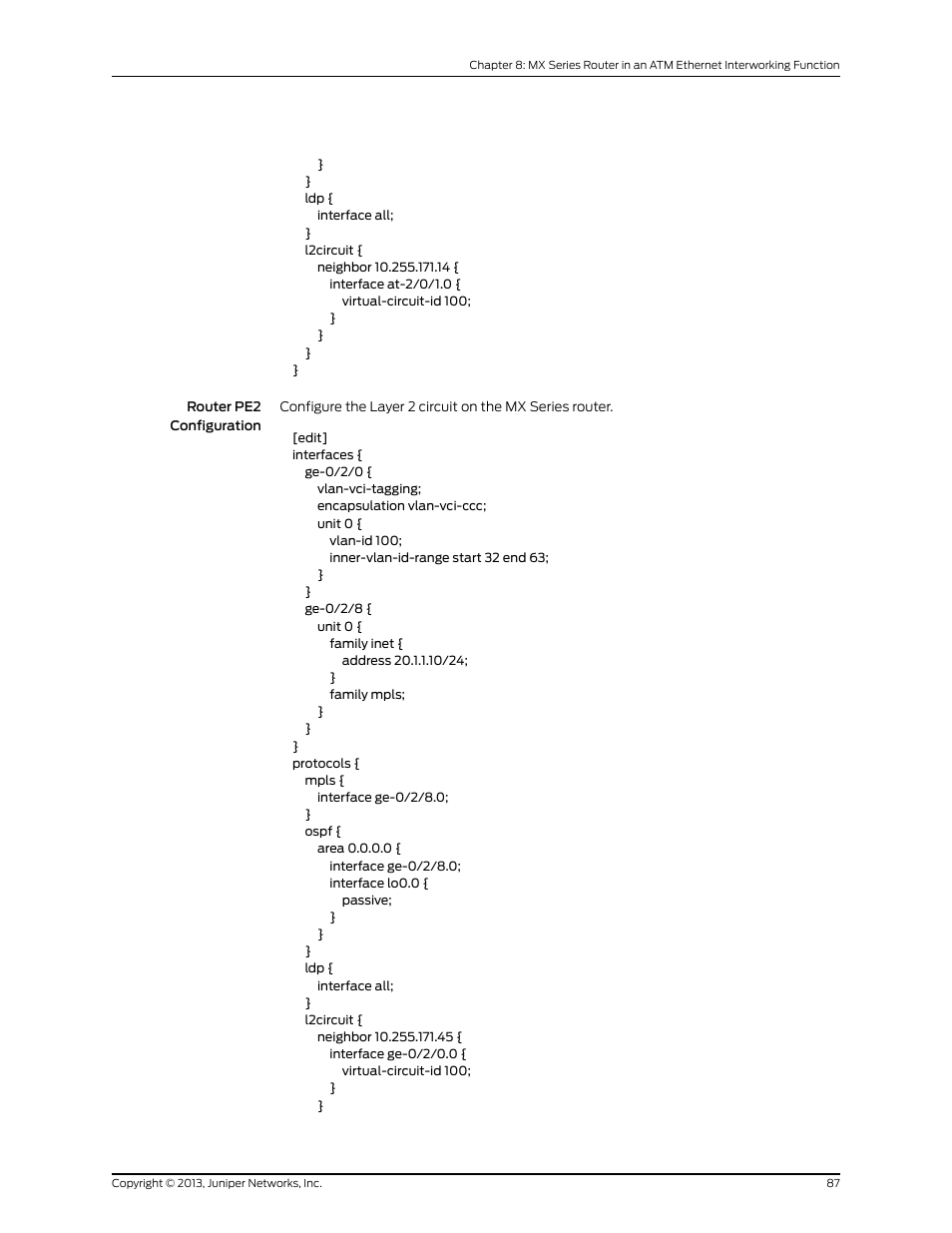 Juniper Networks JUNOS OS 10.4 User Manual | Page 107 / 208