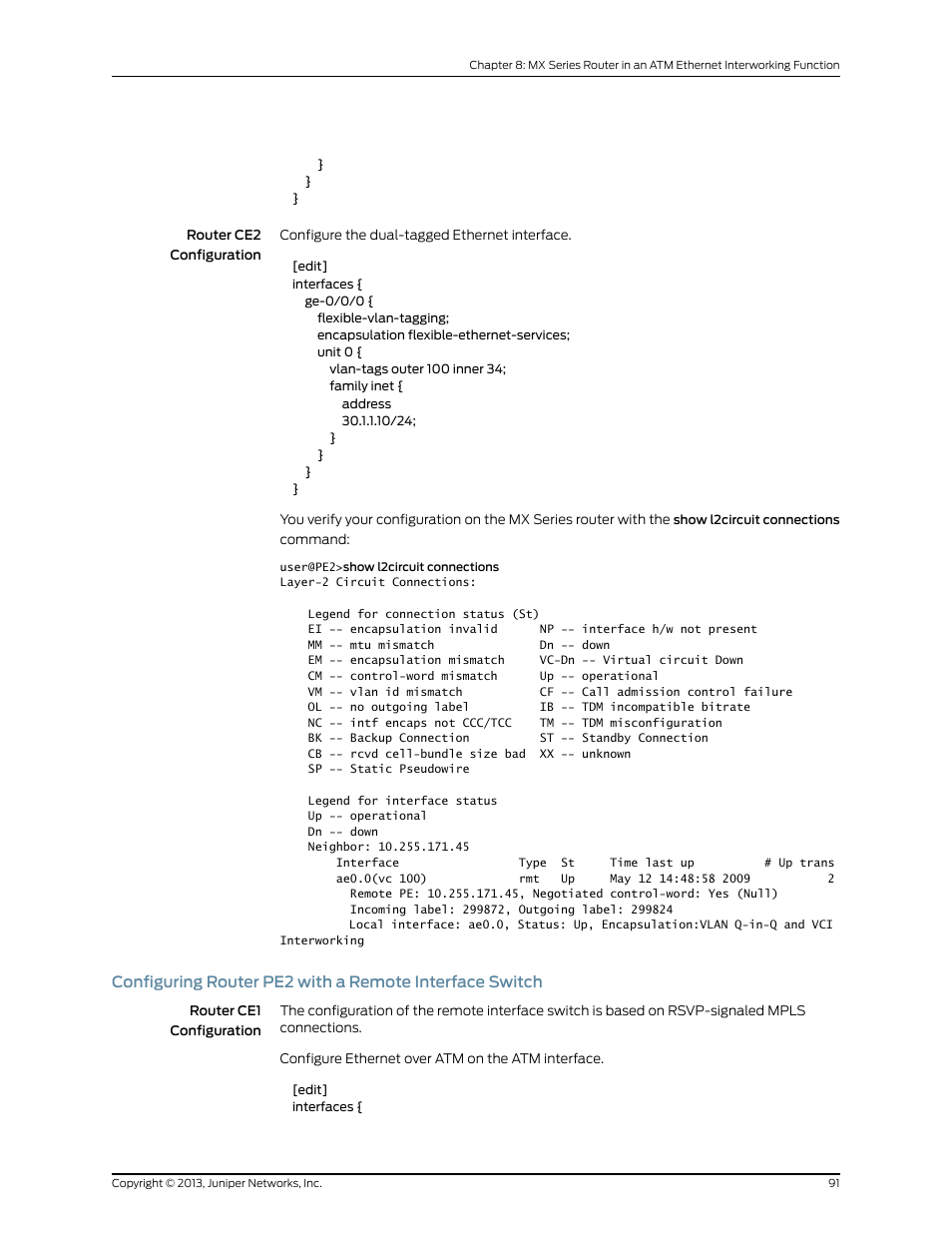 Juniper Networks JUNOS OS 10.4 User Manual | Page 111 / 208