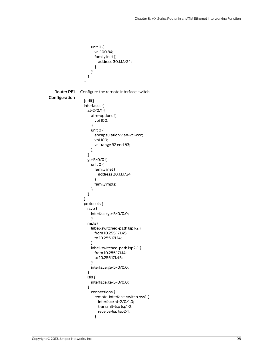 Juniper Networks JUNOS OS 10.4 User Manual | Page 115 / 208