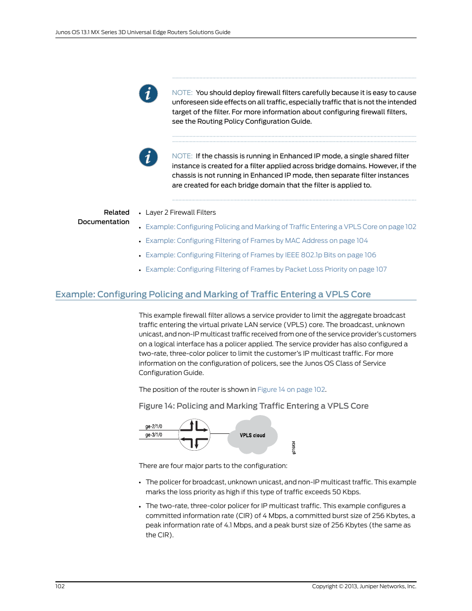 Juniper Networks JUNOS OS 10.4 User Manual | Page 122 / 208