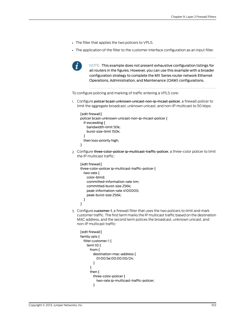 Juniper Networks JUNOS OS 10.4 User Manual | Page 123 / 208