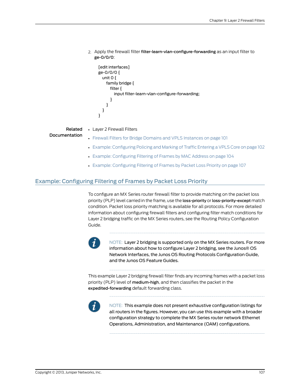 Juniper Networks JUNOS OS 10.4 User Manual | Page 127 / 208