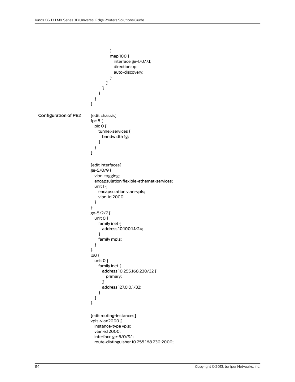 Juniper Networks JUNOS OS 10.4 User Manual | Page 134 / 208