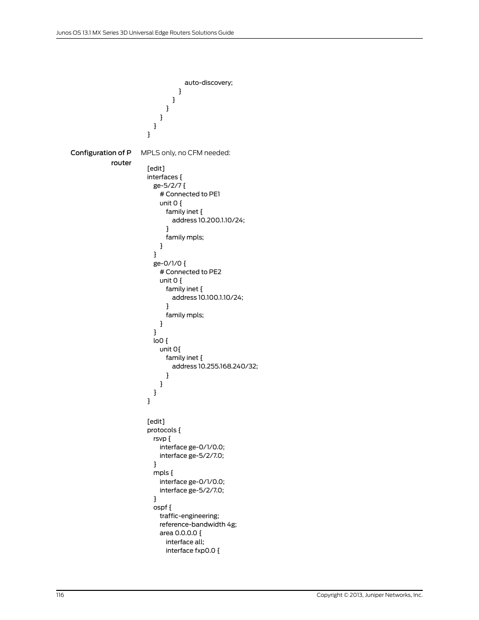 Juniper Networks JUNOS OS 10.4 User Manual | Page 136 / 208