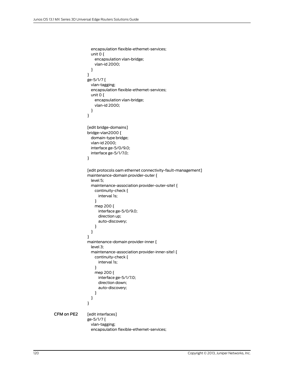 Juniper Networks JUNOS OS 10.4 User Manual | Page 140 / 208