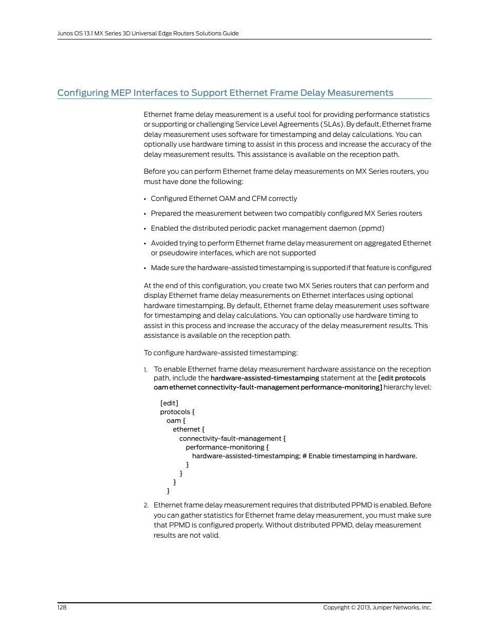 Juniper Networks JUNOS OS 10.4 User Manual | Page 148 / 208