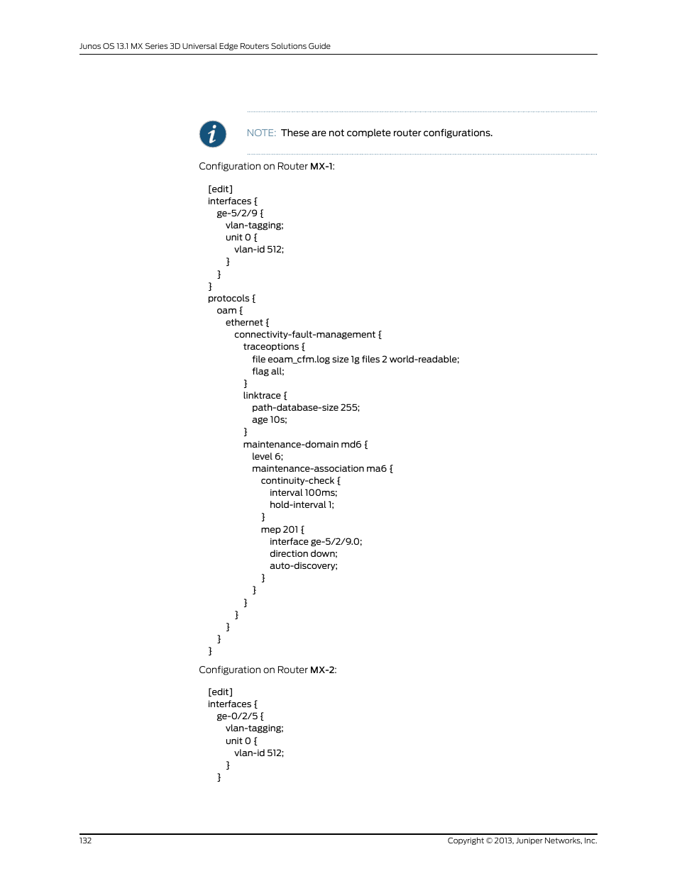 Juniper Networks JUNOS OS 10.4 User Manual | Page 152 / 208