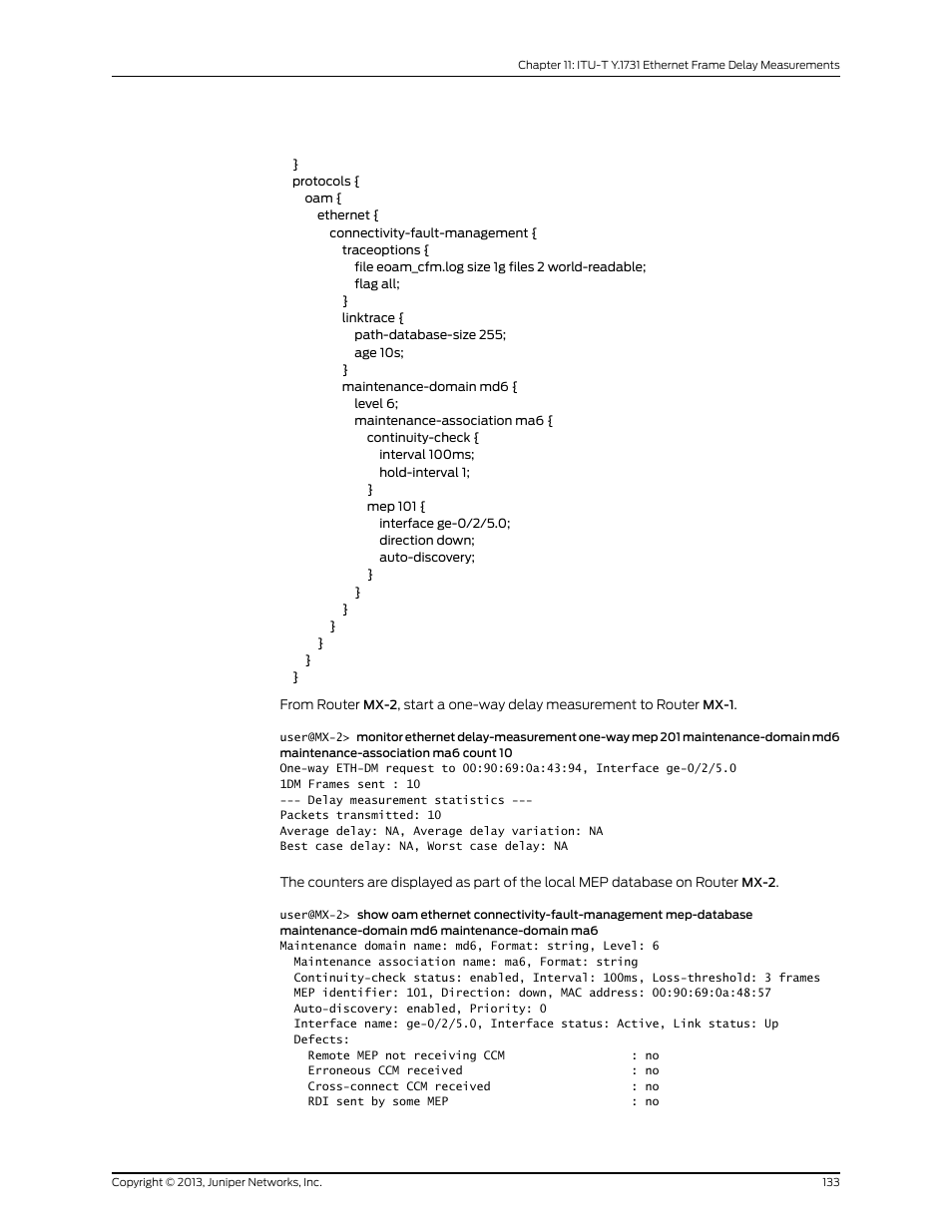 Juniper Networks JUNOS OS 10.4 User Manual | Page 153 / 208