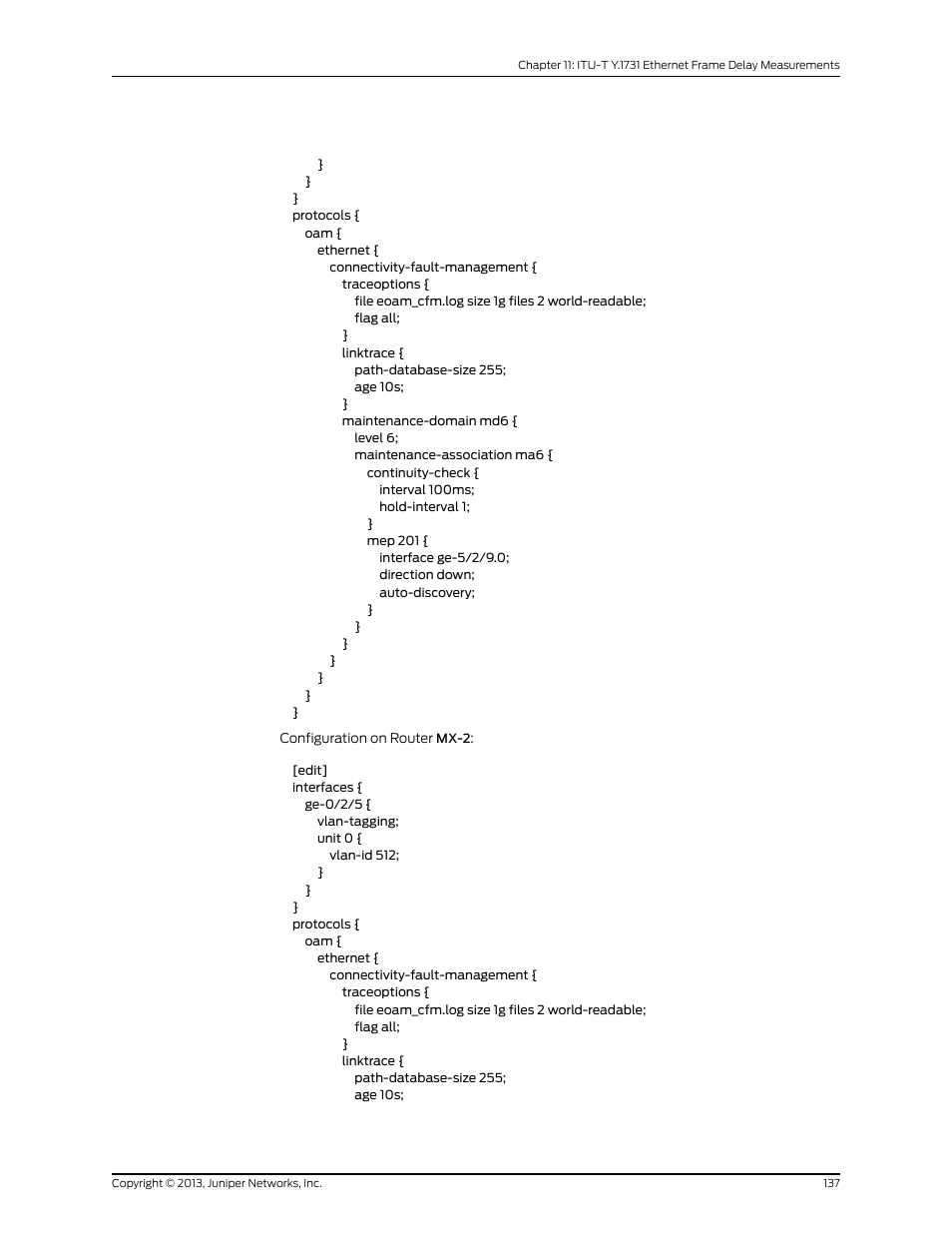 Juniper Networks JUNOS OS 10.4 User Manual | Page 157 / 208